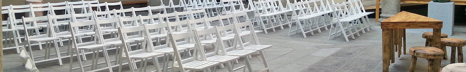Liebana Events. Alquiler de sillas para eventos en Madrid.